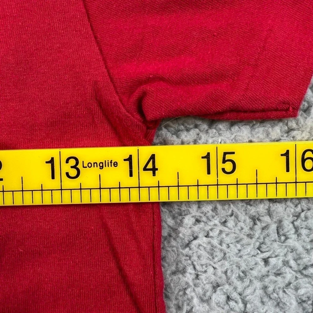Polo Jeans‎ Co Ralph Lauren Kids Red V-Neck T-Shirt US Size S VTG NWT